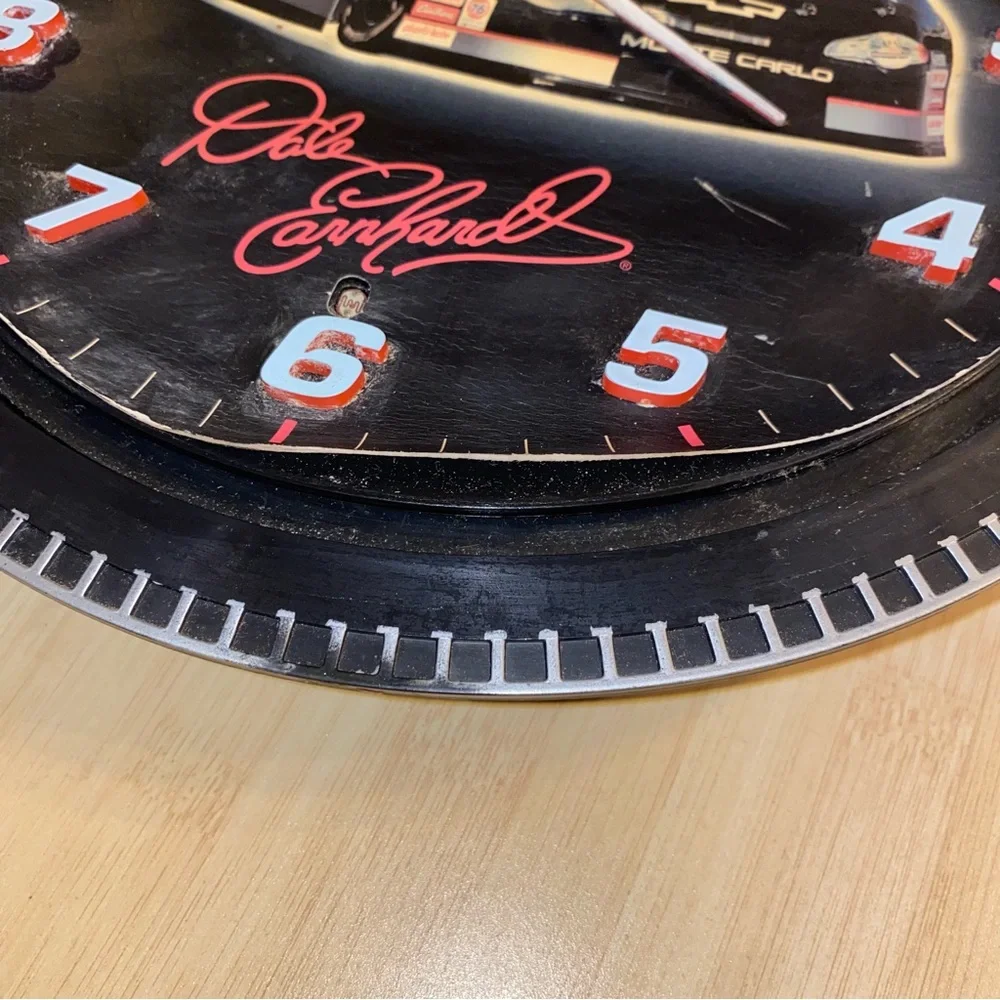 Vintage Emson Dale Earnhardt Racing 2000 Clock Home Decor Nascar